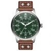 Fawler Apollo | Montre Aviateur en acier inoxydable vert et argenté -LuxeMontre Boutique 1 1apolo