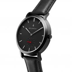 Seizmont Montre minimaliste Aether Isaac noire et rouge -LuxeMontre Boutique 2 2finaln