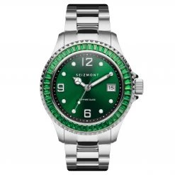 Seizmont Tide | Montre en acier - Le bijou vert