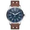 Fawler Apollo | Montre Aviateur en acier inoxydable bleu et argenté -LuxeMontre Boutique 3 1apolo