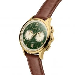 Fawler Cicero | Montre chronographe vintage verte -LuxeMontre Boutique 3 2.5773c9d84e25227acaa5fe56fcced851