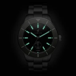 Fawler Makalu | Montre de plongée en titane brossé avec lunette grise -LuxeMontre Boutique 3 5.55162615ed51657b383d3d68c4ae2324