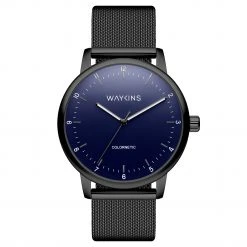 Waykins Colornetic | Montre de couleur changeante en acier noir
