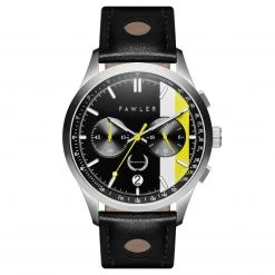 Fawler Monterey | Montre de course jaune et noire