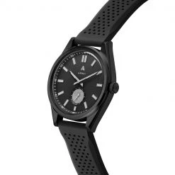 Arkai Mond | Montre Meteorite en acier inoxydable noir -LuxeMontre Boutique 4 2mond