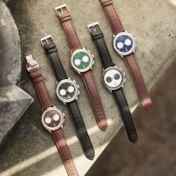 Fawler Cicero | Montre chronographe vintage blanche -LuxeMontre Boutique allciceros1548dkajika41