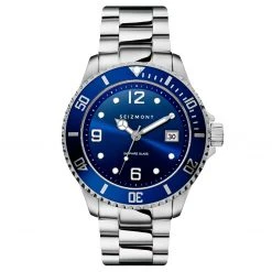 Seizmont Montre en acier inoxydable Dylan Tide