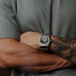 Arkai Montre squelette automatique Mamut en série limitée -LuxeMontre Boutique jwm 95e643405670a7e0796ab28eddbd15a2