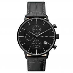 Lucleon Montre Lester Ternion en acier inoxydable