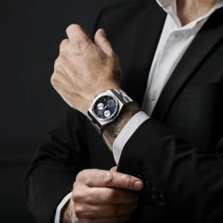 Lucleon Montre chronographe Linch Ray en acier inoxydable -LuxeMontre Boutique rel ig lucleon chronograph watch 21839 1 sq new korrekt