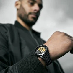 Seizmont Dante II | Montre Squelette noire à mouvement couleur or -LuxeMontre Boutique rel szdii 1x1 24810 4 1