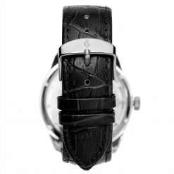 Seizmont Montre squelette automatique Soren Motus -LuxeMontre Boutique soren motus automatic silver silver black 2