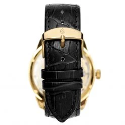 Seizmont Montre squelette automatique Steven Motus -LuxeMontre Boutique steven motus black black gold 2