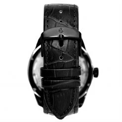 Seizmont Montre squelette automatique Stuart Motus -LuxeMontre Boutique stuart motus black silver black 2